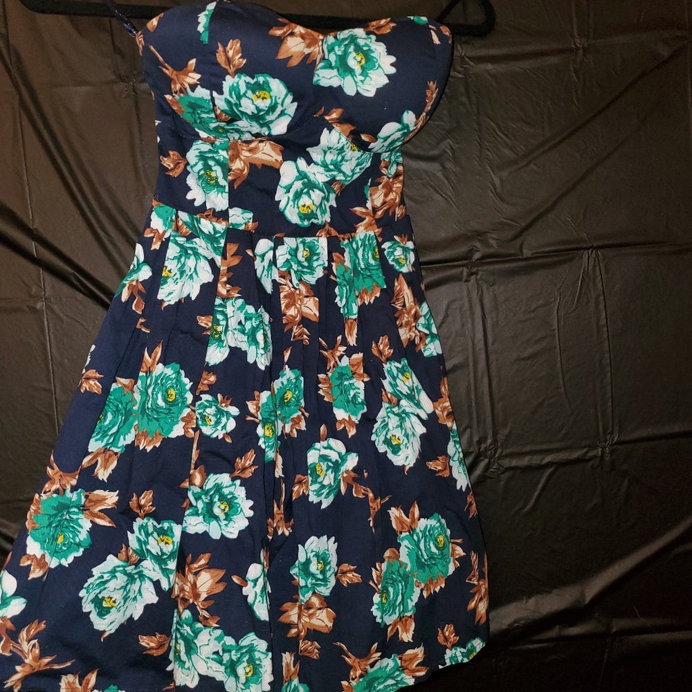 Strapless summer dress